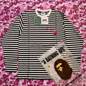 A Bathing Ape x Comme Des Garçons Osaka Long Sleeve Tee ✅